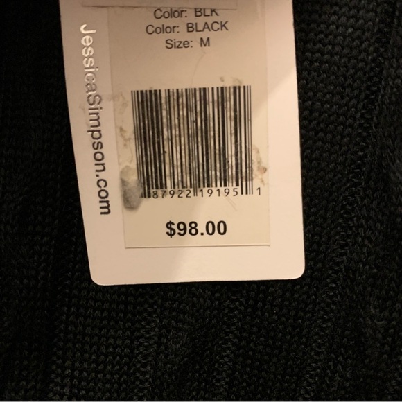 NEW Jessica Simpson Knit Long Sleeve Sweater Dress Size Medium - Picture 8 of 9